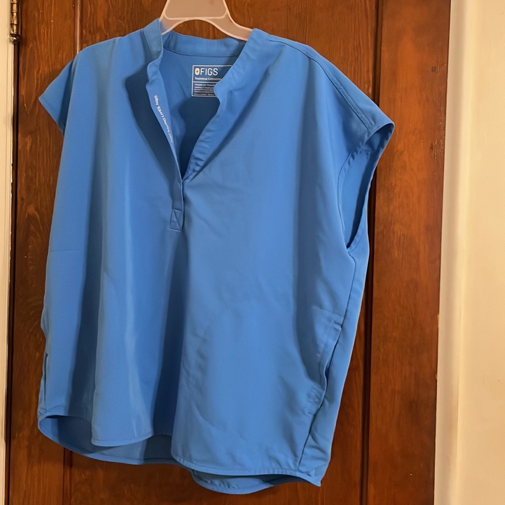 Figs Scrubs set- capri blue